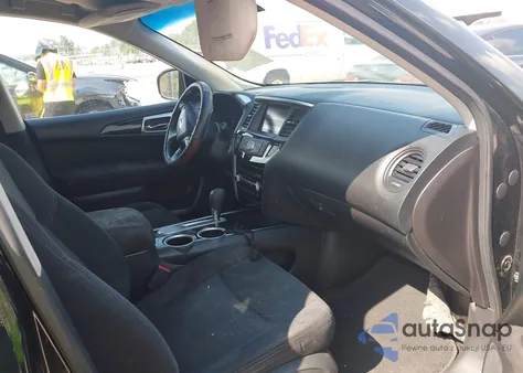 2015 Nissan Pathfinder S из США, поврежденный, VIN 5N1AR2MN7FC614171